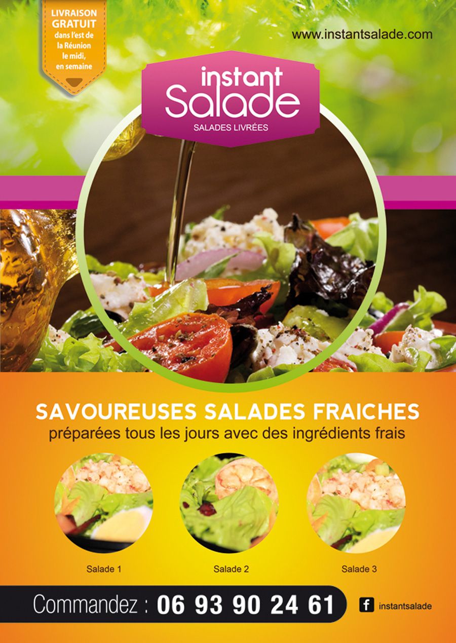 Flyer Instant Salade Réunion - Novacom